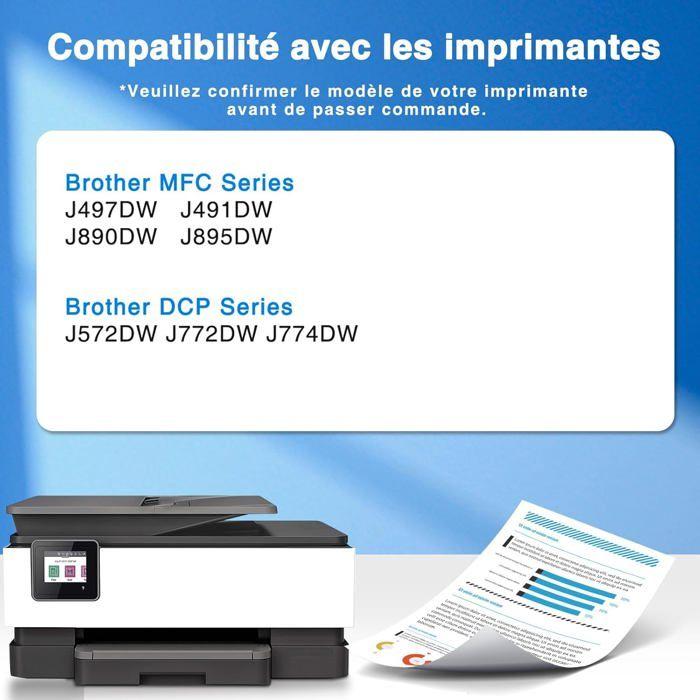 Starink Lc3213 Lc3211 Cartouches D'Encre Compatibles Avec Brother Lc3213 Pour Brother Mfc-J890Dw Mfc-J491Dw Mfc-J497Dw Dcp-J7[J77]