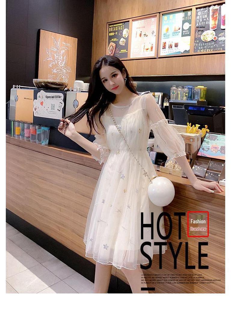 2026 New Women's Small Summer Mori Style Fairy Dress