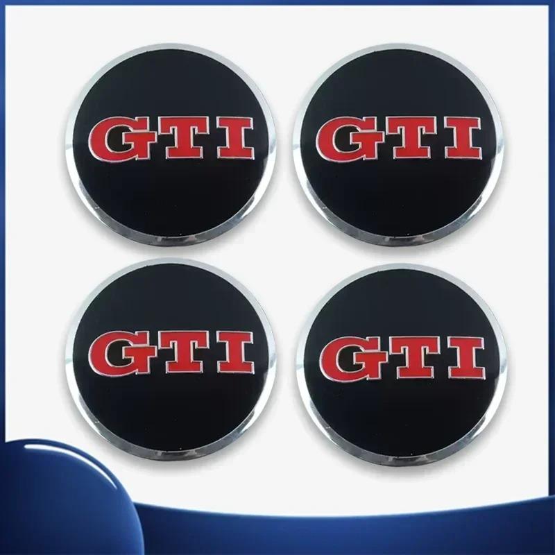 4pcs 56mm Car Wheel Center Sticker for Volkswagen VW GTI ABT Golf 5 6 Polo Passat Tiguan CC Bettle Touran Scirocco Sharan SR32