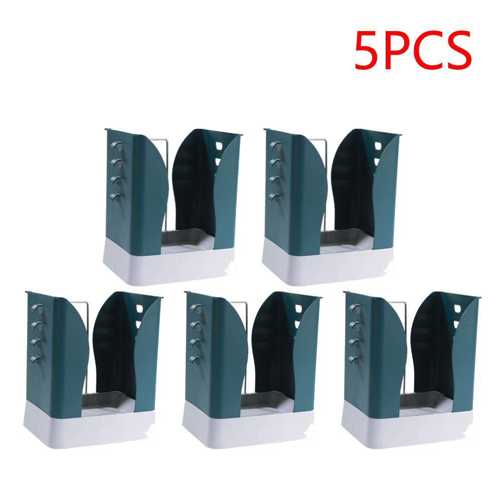 2-5PCS Expandable Trash Can Large Capacity Garbage Bag Holder Household Trash Bucket Portable Waste Bin for Bathroom Bedroom