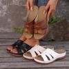 New Summer Platform Slippers Large Size Fish Mouth Word with Platform Slippers Shoes