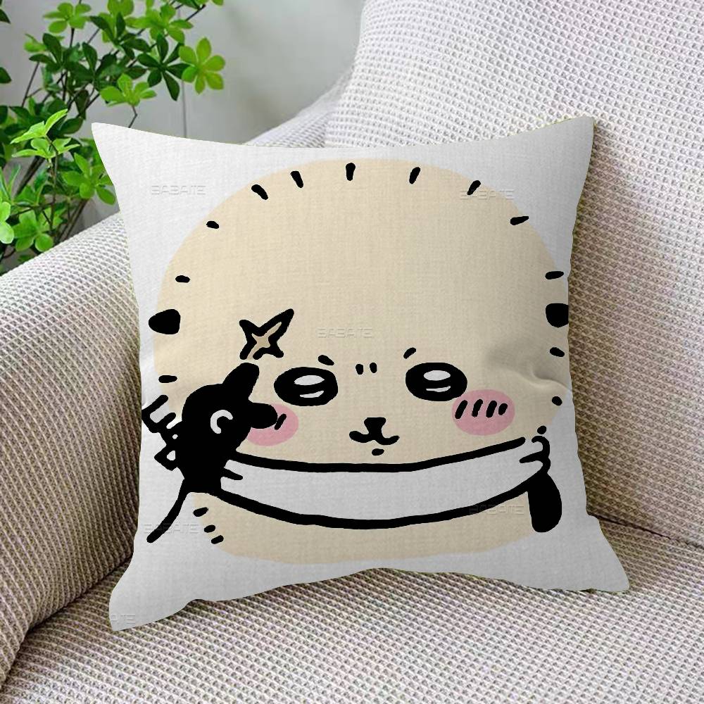 R-Rakko Cartoon Pillow Gifts Home Office Furnishings Bedroom Sofa Car Cushion Cover case 45x45cm