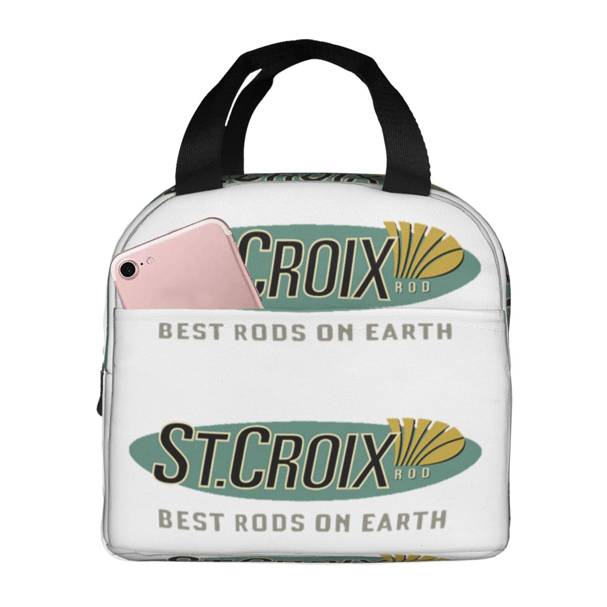 St Croix Insulated Lunch Bag for Women Children Portable Food Boxes Thermal Lunch Box Tote One Size