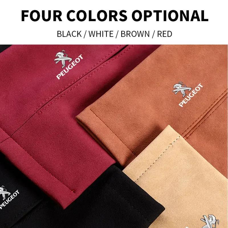 New Car Tissue Bag Box Seat Back Hanging Storage Tissue Bag Car Accessorie For Peugeot 206 208 306 307 308 407 408 508 2008 3008