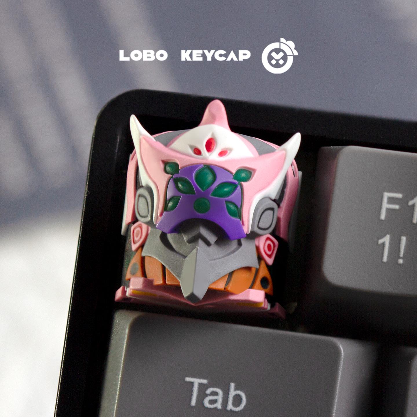 Neon Genesis Evangelion Translucent Resin ESC Keycap - Custom Mechanical Keyboard Gift