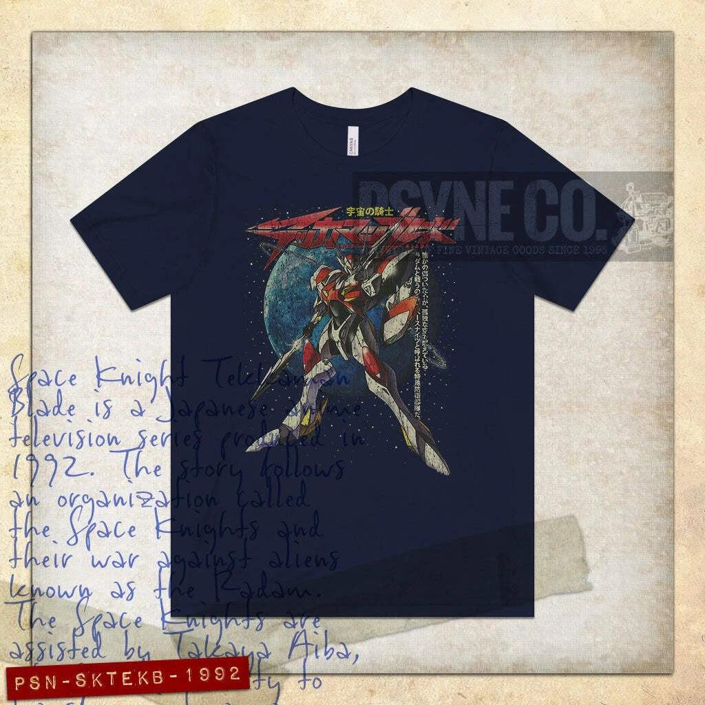 Space Knight Tekkaman Blade 1992 Vintage Men s T shirt M