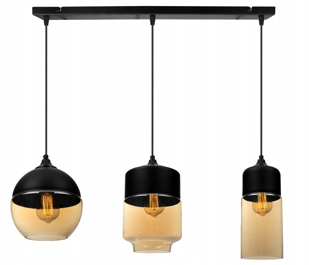HANGING CEILING LAMP, GLASS LAMP SHADE