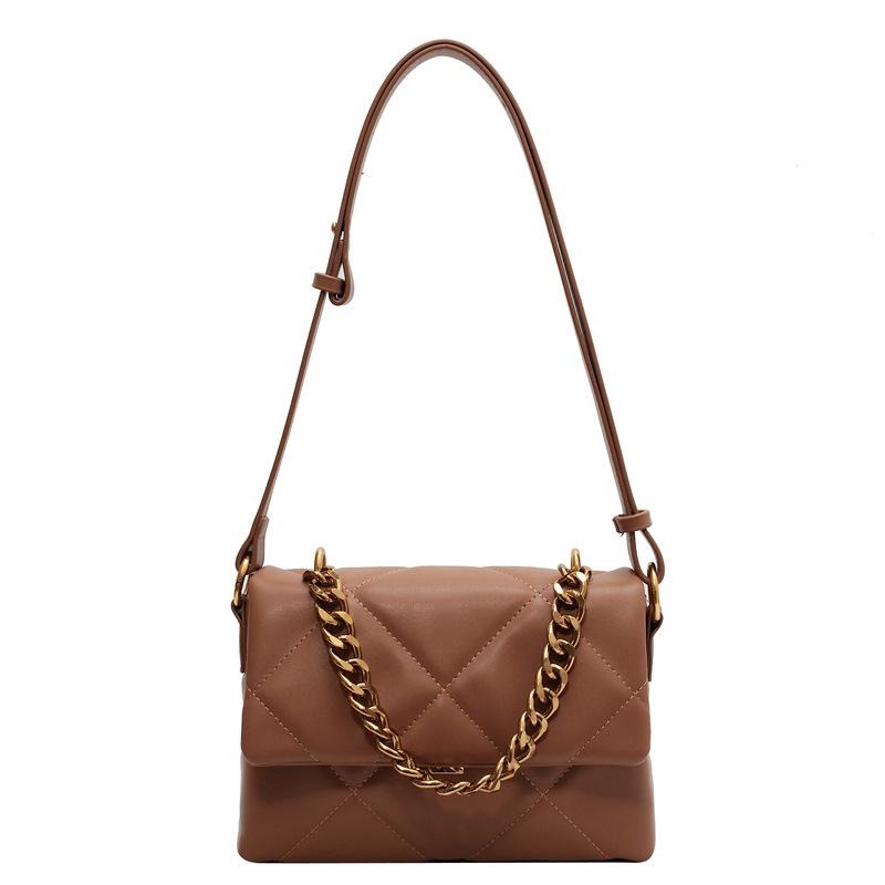 Tasche Damen Neu Achsel Schulter Umhängetasche Einfarbig Pendlertasche