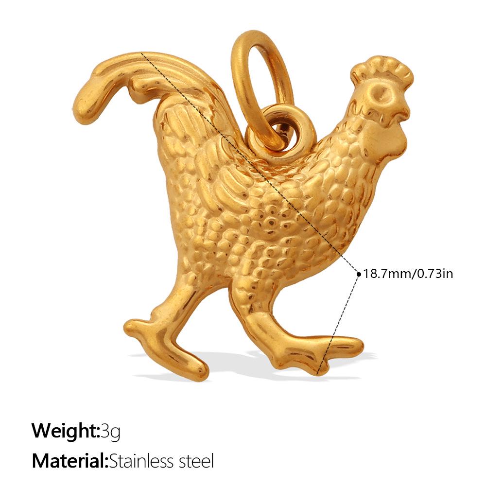 3D Animal Pendant Collection: Lion, Eagle, Deer, and Snake - Versatile Jewelry Accessory