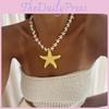 Shell Necklace Ocean Style Resin Starfish Autumn Winter Jewelry For Women