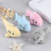 Shark Keyring 12CM Simulation Shark Shark Key Chain Key Chain Pendant Ocean Animal Shark Plush Toy