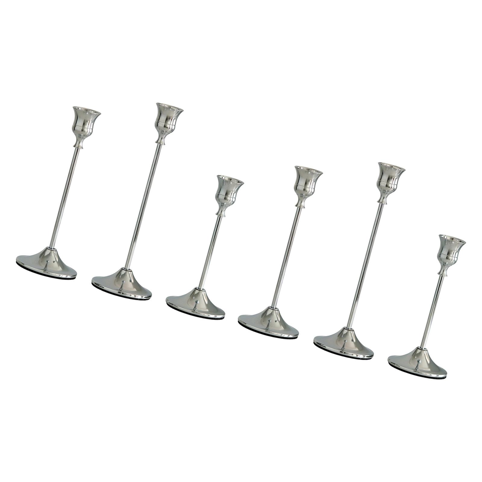

Retro Taper Candle Holders Iron Candlestick Holders for Home Dinning Table Centerpiece Wedding Holiday Party Chrismas 1