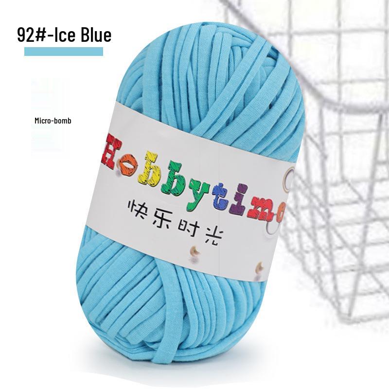 Cloth Strip Yarn DIY Crochet Kit: Handmade Bag, Knitting Material for Cushions, Carpets, and Dolls