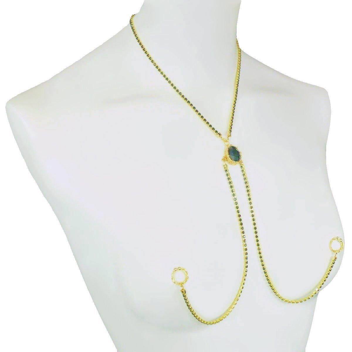 

Hanazono Jewelry Овальное закрытое бриллиантовое колье-дорожка для сосков, Реактивный черный, Золото, Черный, Реактивный черный, Аксессуар для сосков, Кольцо для сосков, Колье для сосков,