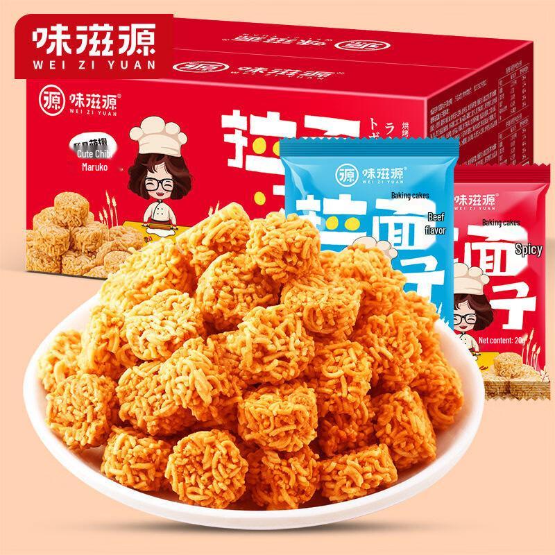 Wei Zi Yuan Ramen Maruko Crispy Noodle Snacks