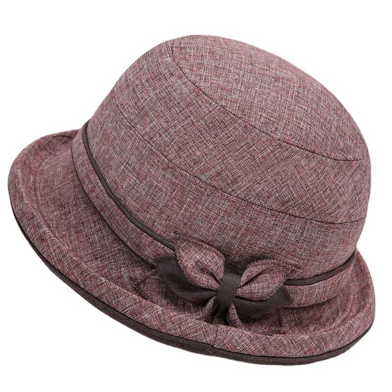 Hat Women's Spring and Autumn Bucket Hat Thin Cloth Hat Hat Summer Hat