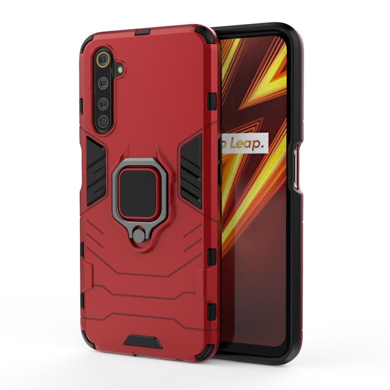 For Oppo Realme 6 Pro Case Armor Magnetic Suction Stand Full Edge Cover For Oppo Realme 6 Pro Cover Realme 6 Pro Real Me 6 Pro