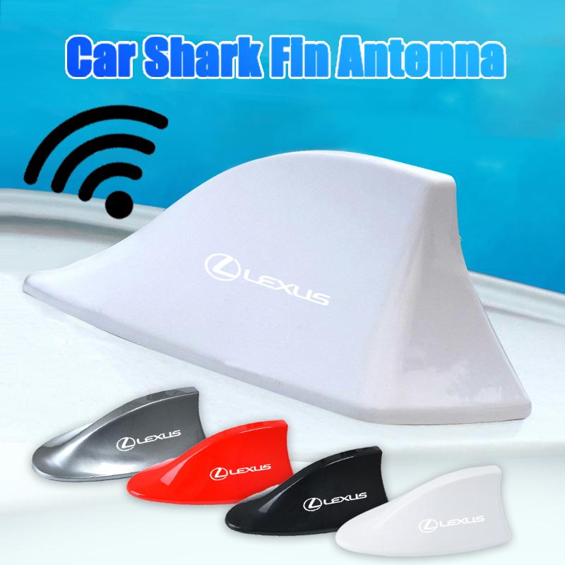 Car Roof Top Mount Shark Shape Fin Antenna Radio Signal Aerial For Lexus CT200h ES250 ES300h NX300h RX350 IS250 IS200 GS300ES200 ADQ1