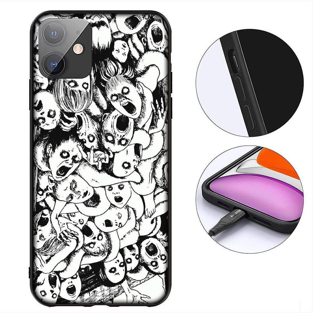 Tomie Junji Ito Collection Phone Cover for Samsung Galaxy S25 Edge S24 S23 FE Plus Ultra A16 A15 A55 A57 5G Protective Case