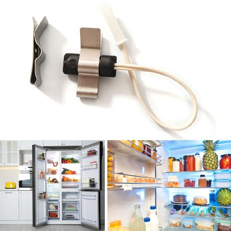 Kühlschrank-Thermistorklammer-Kit für Wohnmobil-Kühlschrankreparatur, 629409 Sensorersatz mit Steckverbinder-Kabelbaum und Maßangaben zur Überprüfung