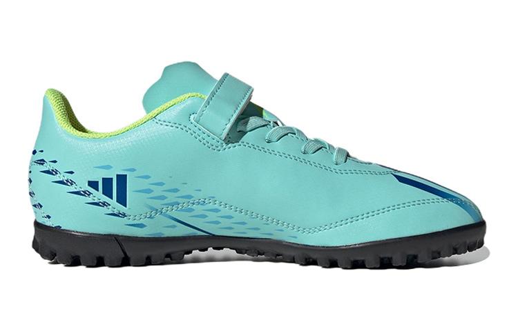 adidas X Speedportal .4 H/L TF Slip Resistant Abrasion Resistant Low Top Kids' Soccer Shoes Blue Yellow Kids' GW8500
