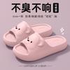 Can Wear Three-dimensional Bear Cool Slippers Women's EVA Soft Bottom Silent Non-slip Indoor Home Slippers Men