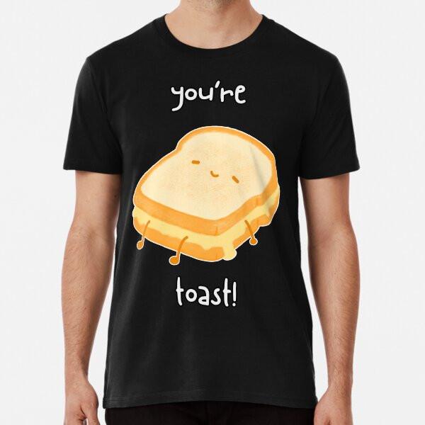 You're Toast! Angry Chef Kawaii Food Animal T-Shirt S-5XL Best T-Shirt
