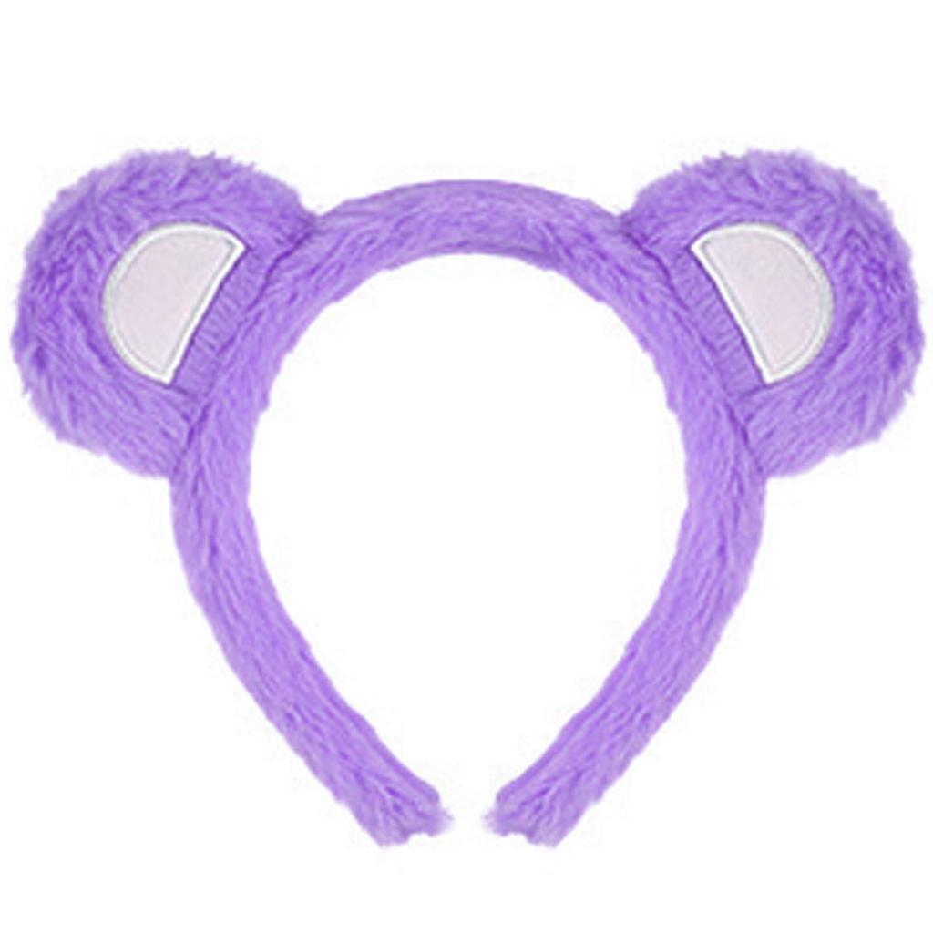 Pusete Bjørneøre Pannebånd Med Justerbart Design For Barn Og Kvinner Mykt Plysj Hårtilbehør For Daglig Bruk Eller Selskaper
