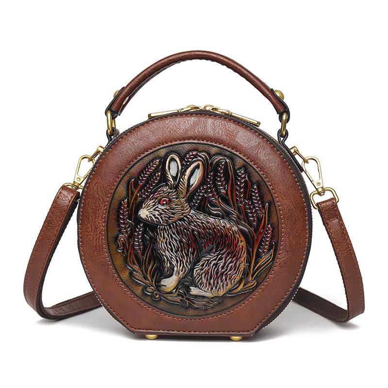 

New Chinese Style Handbag, Lotus Bag, Textured Women s Commuting Handbag, Stylish Embossed Shoulder Bag