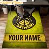 Custom Name Bvb 09 Football Team Rug Office Rug Chair Mat Non Slip Carpet Rugs for Bedrooms Dining Room Living Room Home Decor gifts