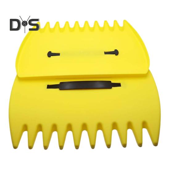 1 pár lopatek na listí ruční hrábě sběrač listí lehká lopatka na listí se zoubkovanými zuby pro sběr listí větviček trávy