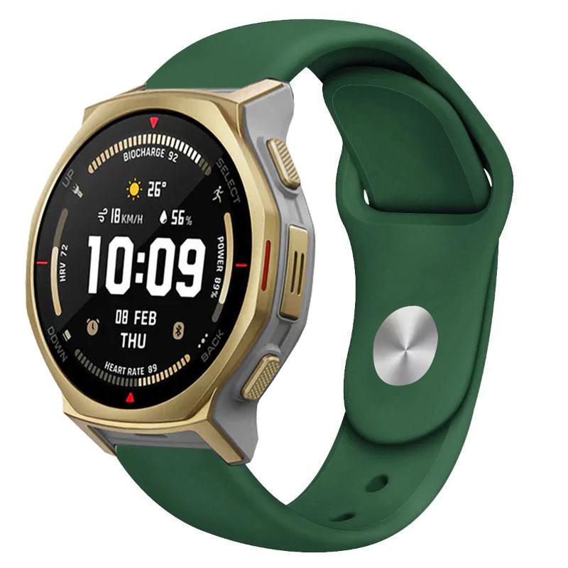 18/20/22mm Sport Silicone Strap For Amazfit T-REX3 Pro 48/44mm Active 2 Bracelet Wristband For Amazfit Helio Balance 2-1/Bip 6-5
