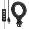 4in LED Dimmable Ring Light Selfie Fill Light with Clip for Live Video for Laptop Tablet PC