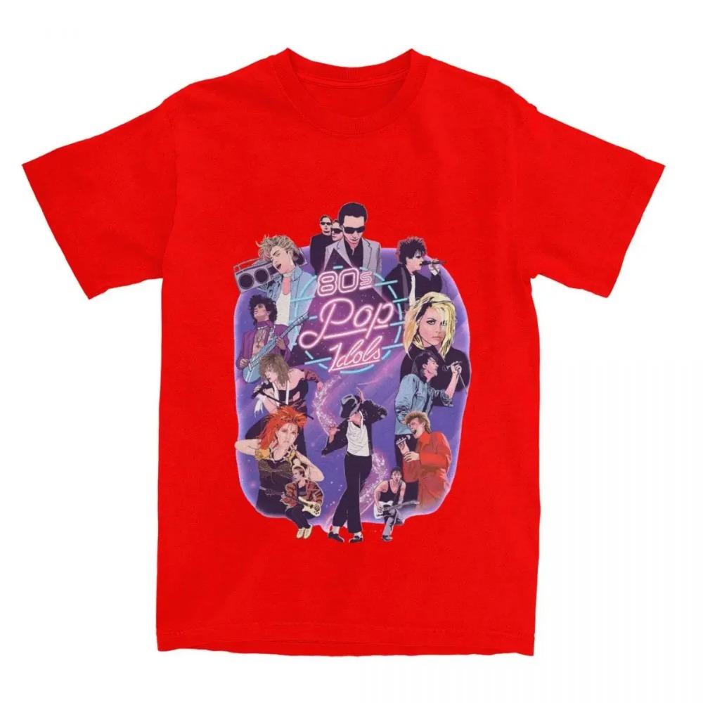 Funny Retro 80s Pop Idols T-Shirts Men Women's  Vintage Nostalgia 90s Popstars Tee Shirt Printed Clothing