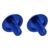 GUB G-510 2Pcs M5 * 12mm Bike Bicycle Water Bottle Cage Holder Bracket Screw Bolts(Blue)