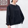 2026 Spring Women's Long Sleeve Cotton Linen White Shirt - Artistic, Versatile, and Commuting-Friendly.