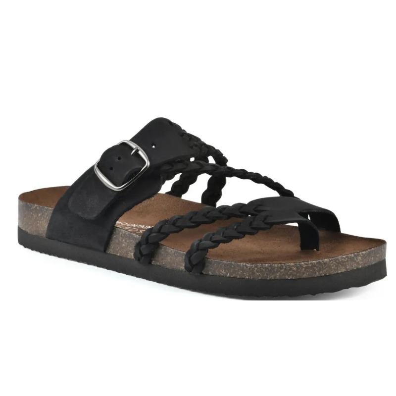 Braided Belt Independent Station Women's Shoes Pinch Feet New Large Size Sandals Summer Wish White
