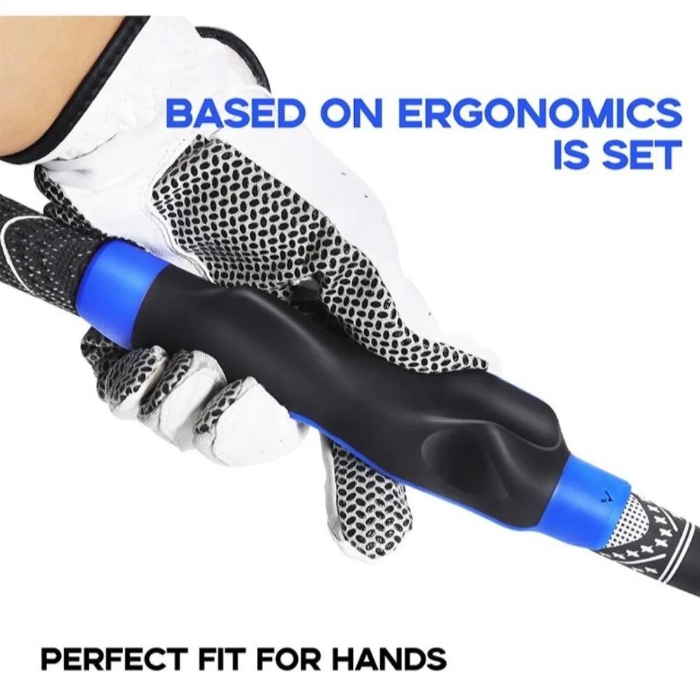 Plastic Golf Grip Trainer Right Hand Gesture Swing Golf Training Aid Posture Correction Golf Club Hand Grip Corrector