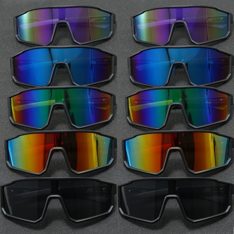 10PCS New Men Bicycle Sunglasses Women Outdoor Cycling Glasses MTB Driving Bike Eyewear Sports Running Hiking UV400 Goggles