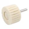 Efficient Polishing Tool 6mm Shank Polishing Head Wool Polishing Wheel