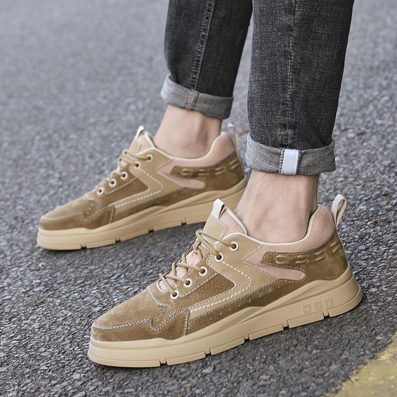 Модная мужская повседневная обувь из высококачественной кожи Модная спортивная обувь — фото 7