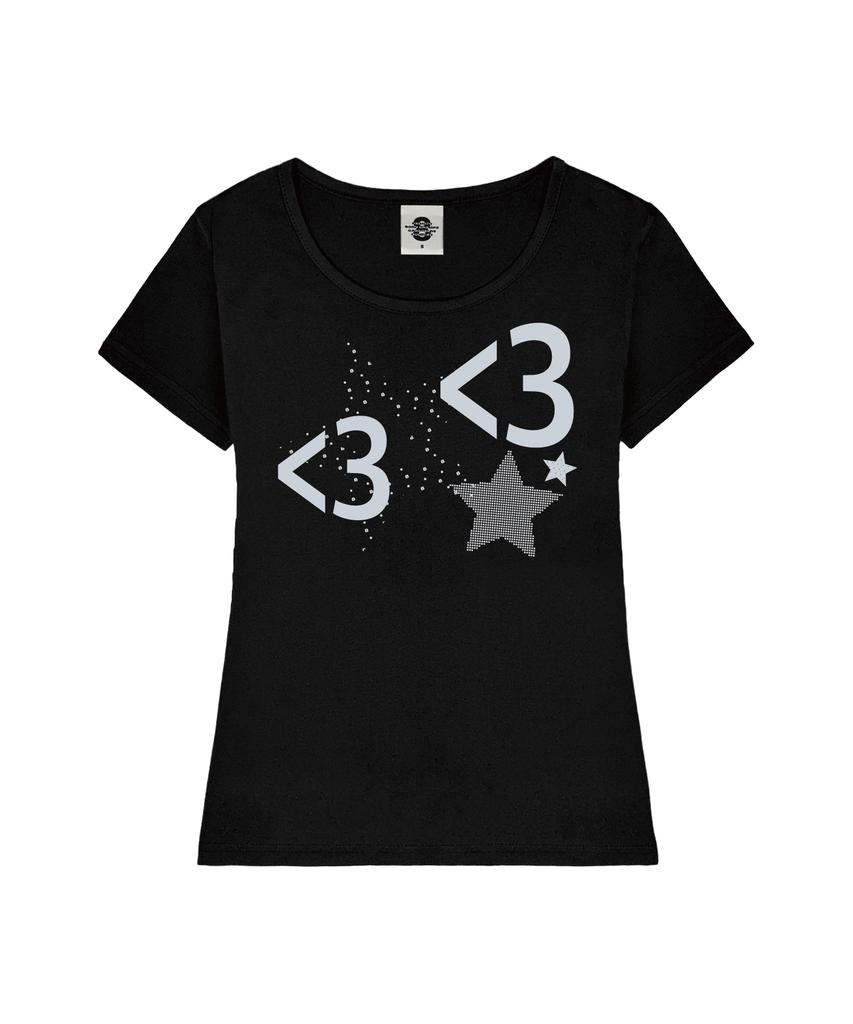 PRIMATE Heart To Women'S U-Neck Slim Fit Short Sleeve T-Shirt 6 Colors