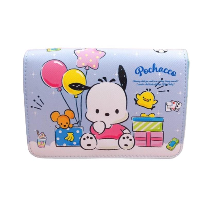 Cute Cartoon Magnetic Clasp Crossbody Bag Large Size Hard Surface Printed Design Adjustable Shoulder Strap Phone Pouch Adorable Styling Characters)