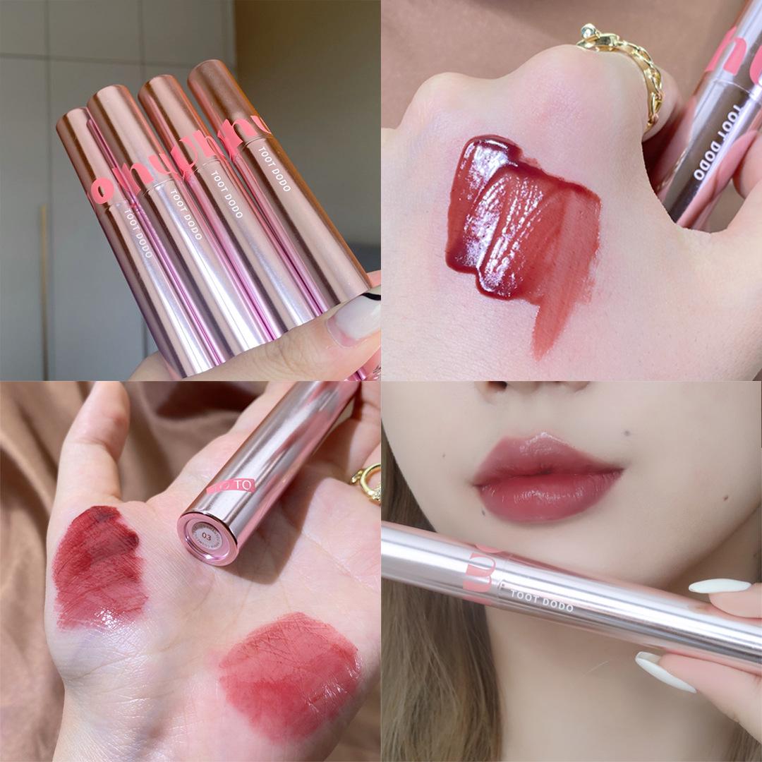 Мечтательный влажный блеск для губ: Матовый, Ледяной, Прозрачный, Зеркальный Финиш Карамели