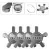 4 Stück 135mm Auto Fünf-Speichen Felgenmitte Nabendeckel 4F0601165N Zubehör für AUDI A4 B8 B6 B9 B7 A3 8P 8V 8L A6 C7 C6