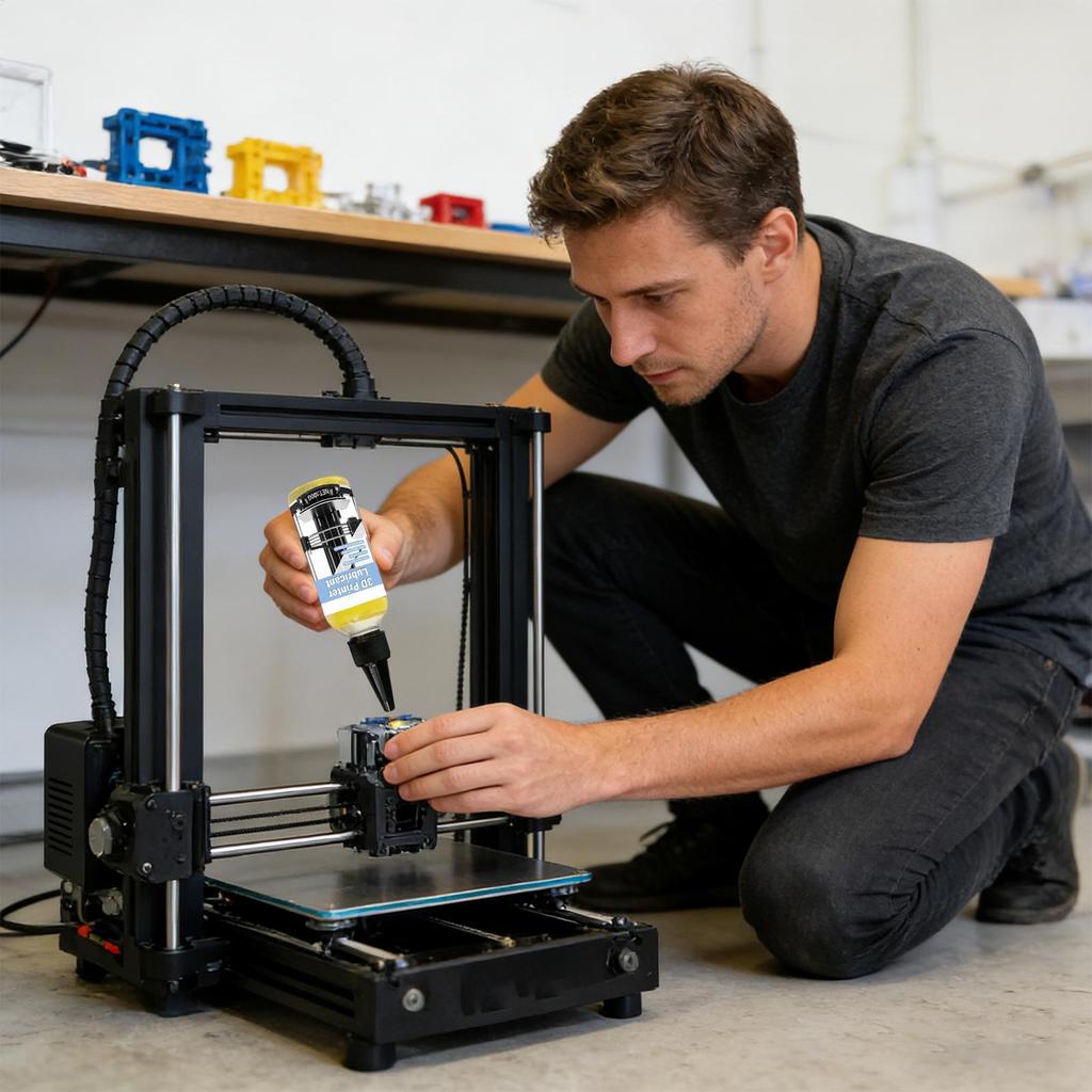 3D Printer Lubricant Reduces Wear Long-Lasting 100g 3D Printer Machine Lubricating Oil for Hobbyists Professionals Technicians