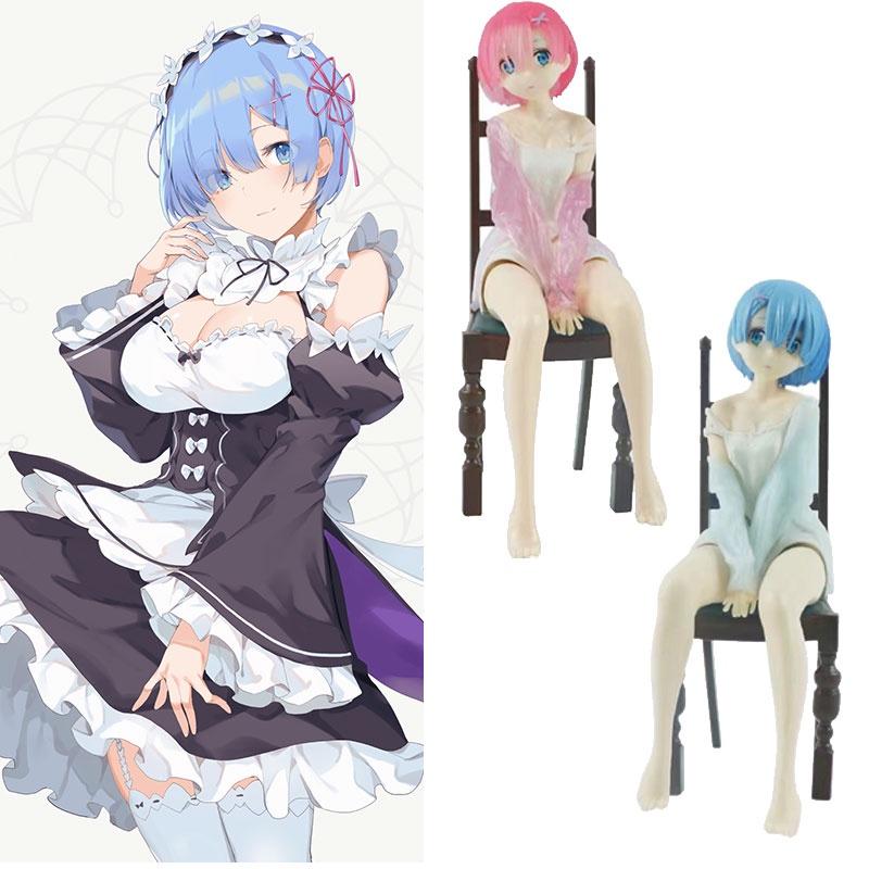 Rem Chibi Pvc Figure Gift Set In Color Box 12cm Height