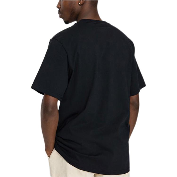 Converse T Shirts Unisex Black Crew Neck Moderate Straight Fit UCJ639-023