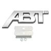 For hbkd6 RS3 3D Metal ABT Logo Letters Car Front Grill Emblem Badge Sticker For hbkd6 A3 A4 A5 A7 A7 Q3 Q5 Q7 TT RS6 RS3 VW Golf 7