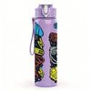 1PC Graffiti Skull Street Art Print 750ml Color Plastic Sports Water Bottle Leakproof Flip Straw Lid Suitable for Sports Office Home Use